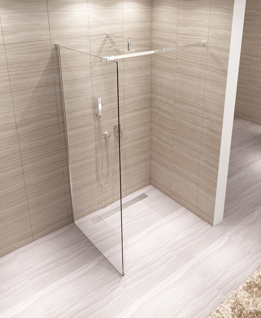 Rea Aero ścianka prysznicowa 120 cm stała szkło transparent REA-K0611