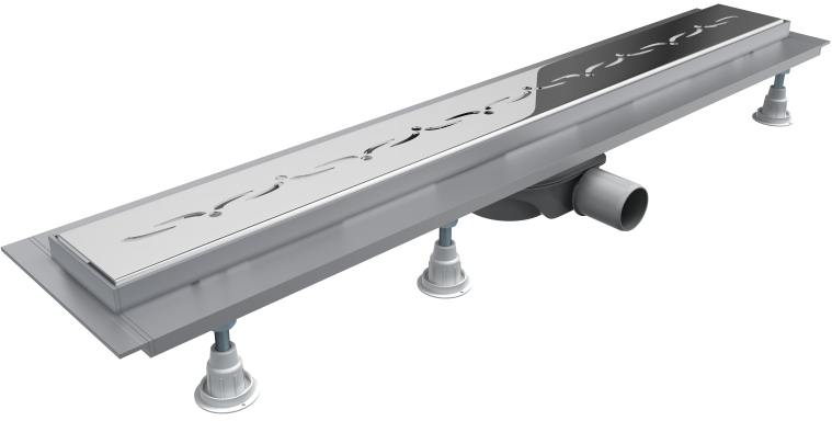Schedpol Base-Low zuhany lefolyó 60 cm OLSP60/ST-LOW