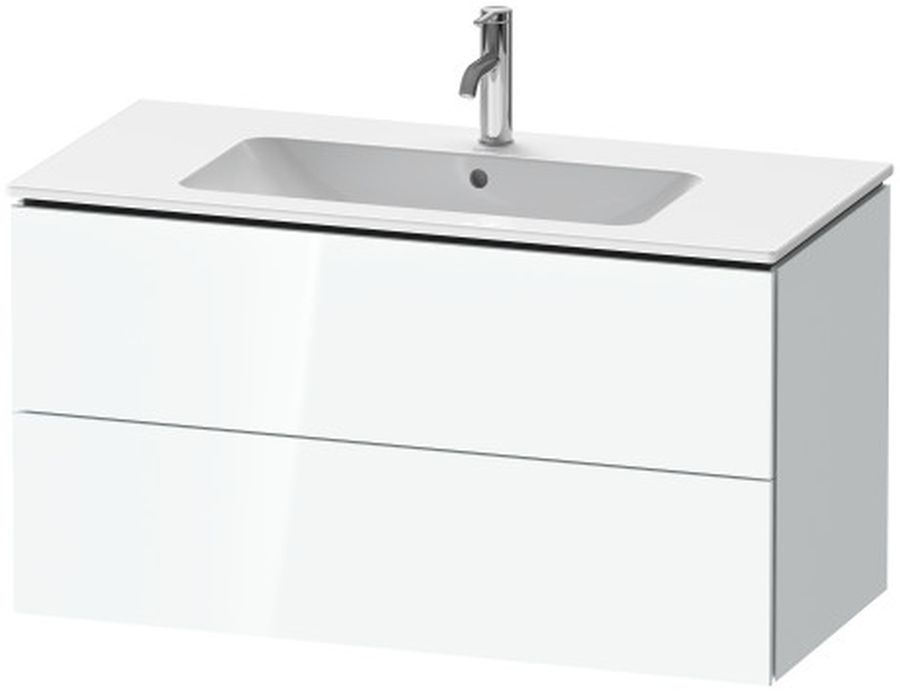 Duravit L-Cube szekrény 102x48.1x55 cm Függesztett, mosdó alatti fehér LC624208585