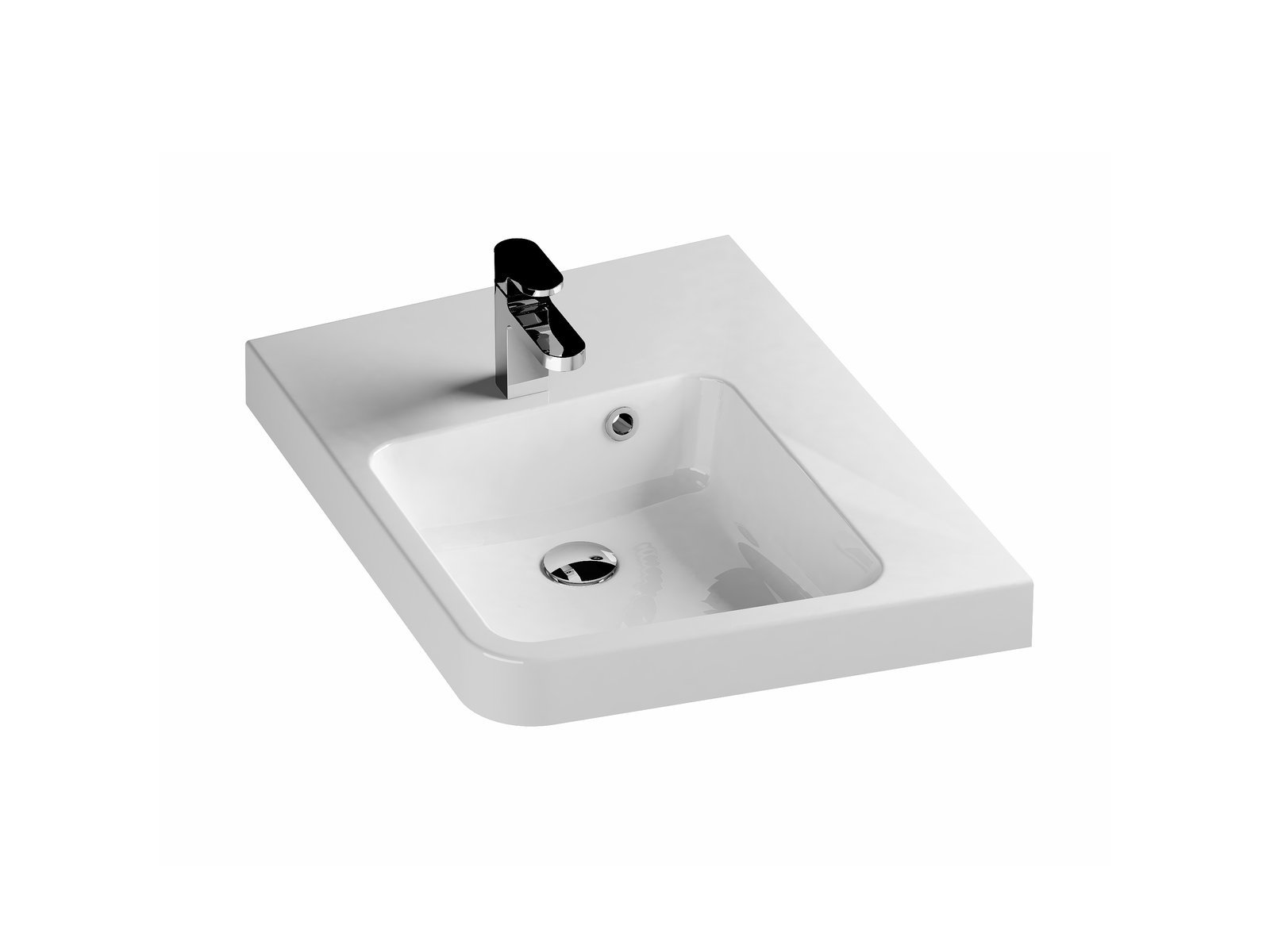 Ravak BeHappy II mosdótál 66.5x50 cm klasszikus fehér XJAP1100001