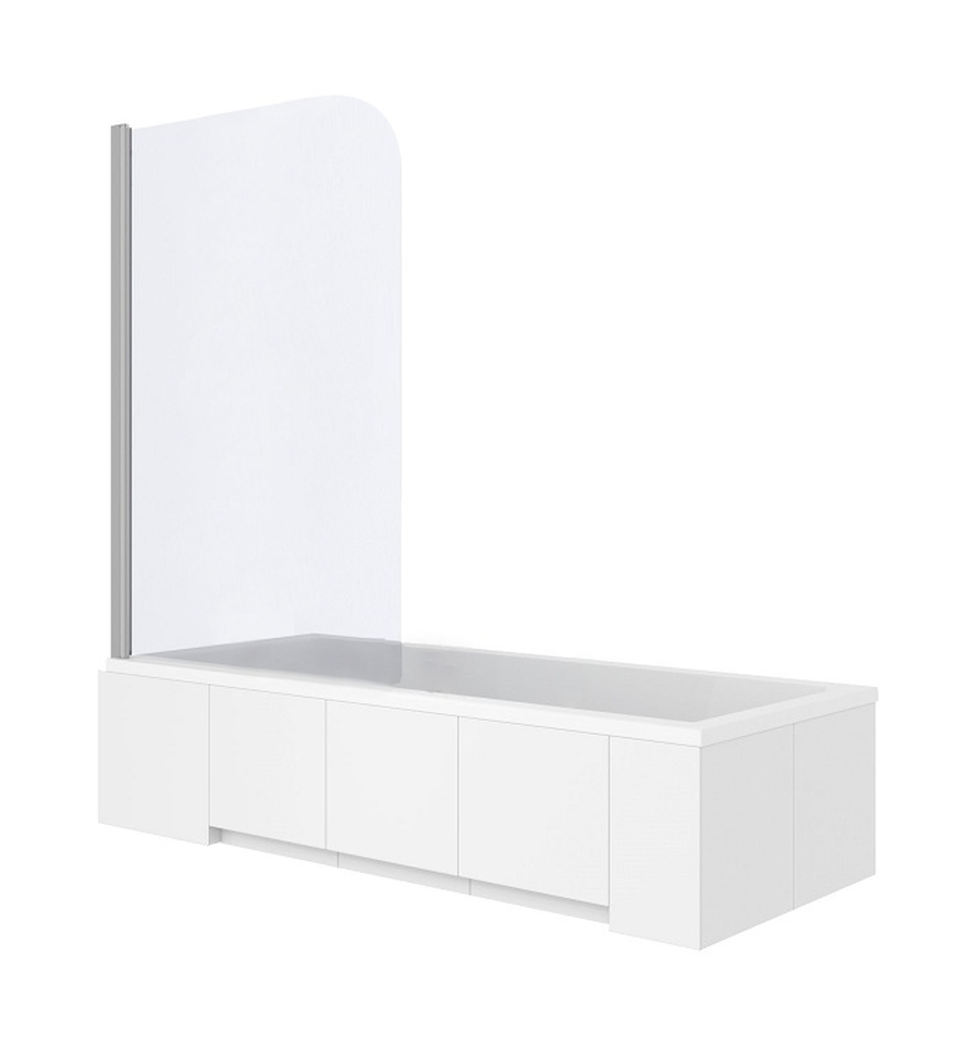 Rea Topaz zuhanyparaván 70 cm egyrészes króm fényes/átlátszó üveg REA-W0087