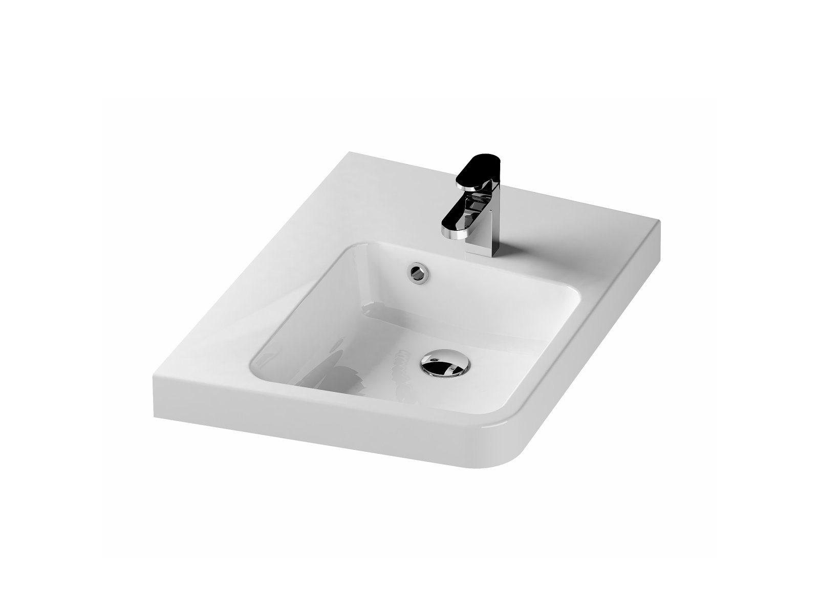 Ravak BeHappy II mosdótál 66.5x50 cm klasszikus fehér XJAL1100001
