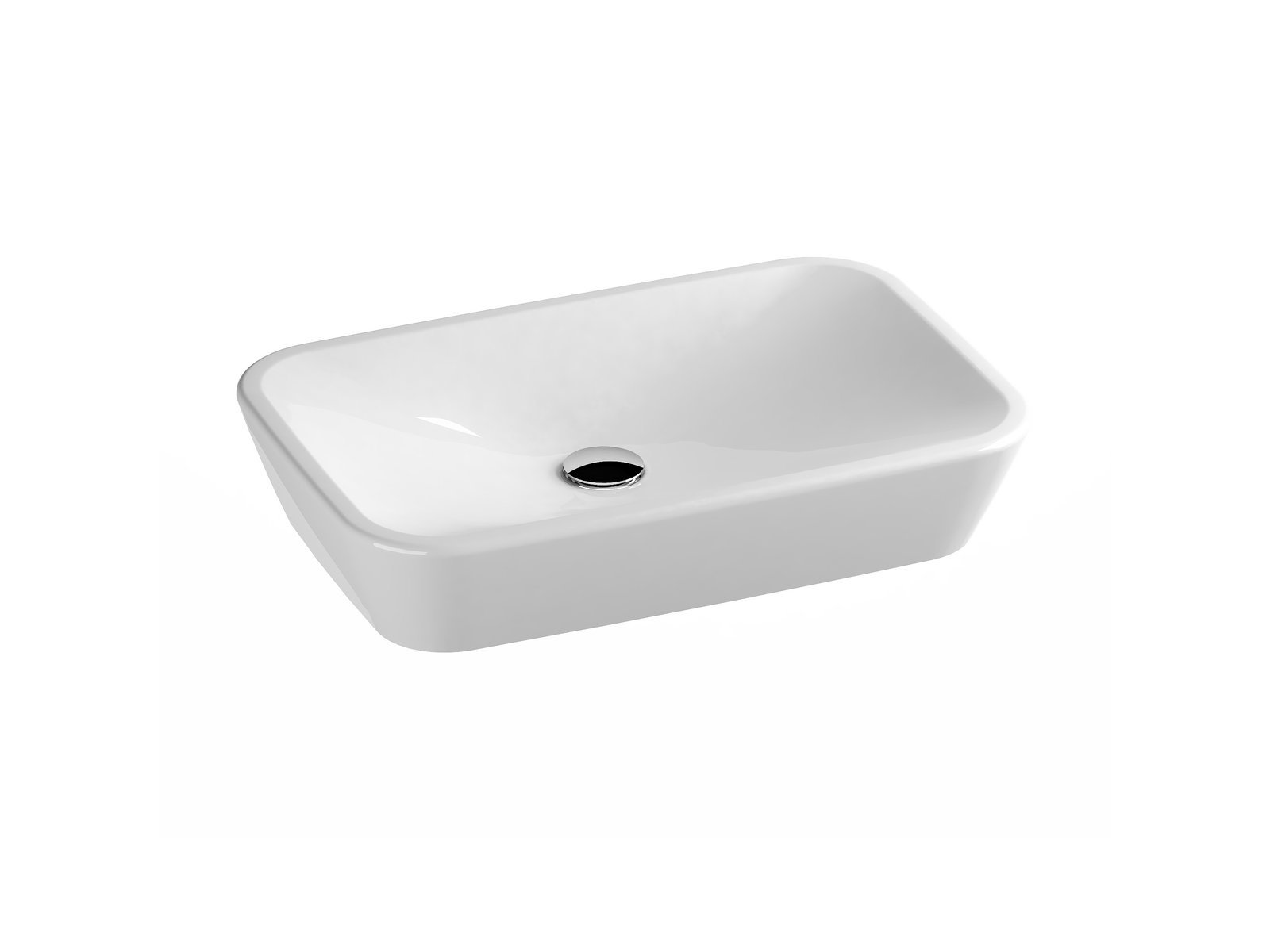 Ravak Ceramic mosdótál 60x40 cm ovális mosdótálak fehér XJX01160002