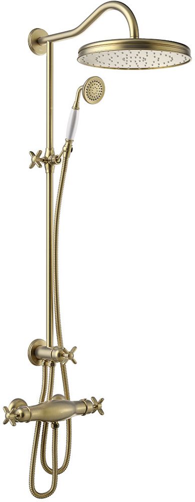 Tres Monoclasic zuhany készlet fal termosztáttal trópusi zuhany opcióval || 242.195.01.LV