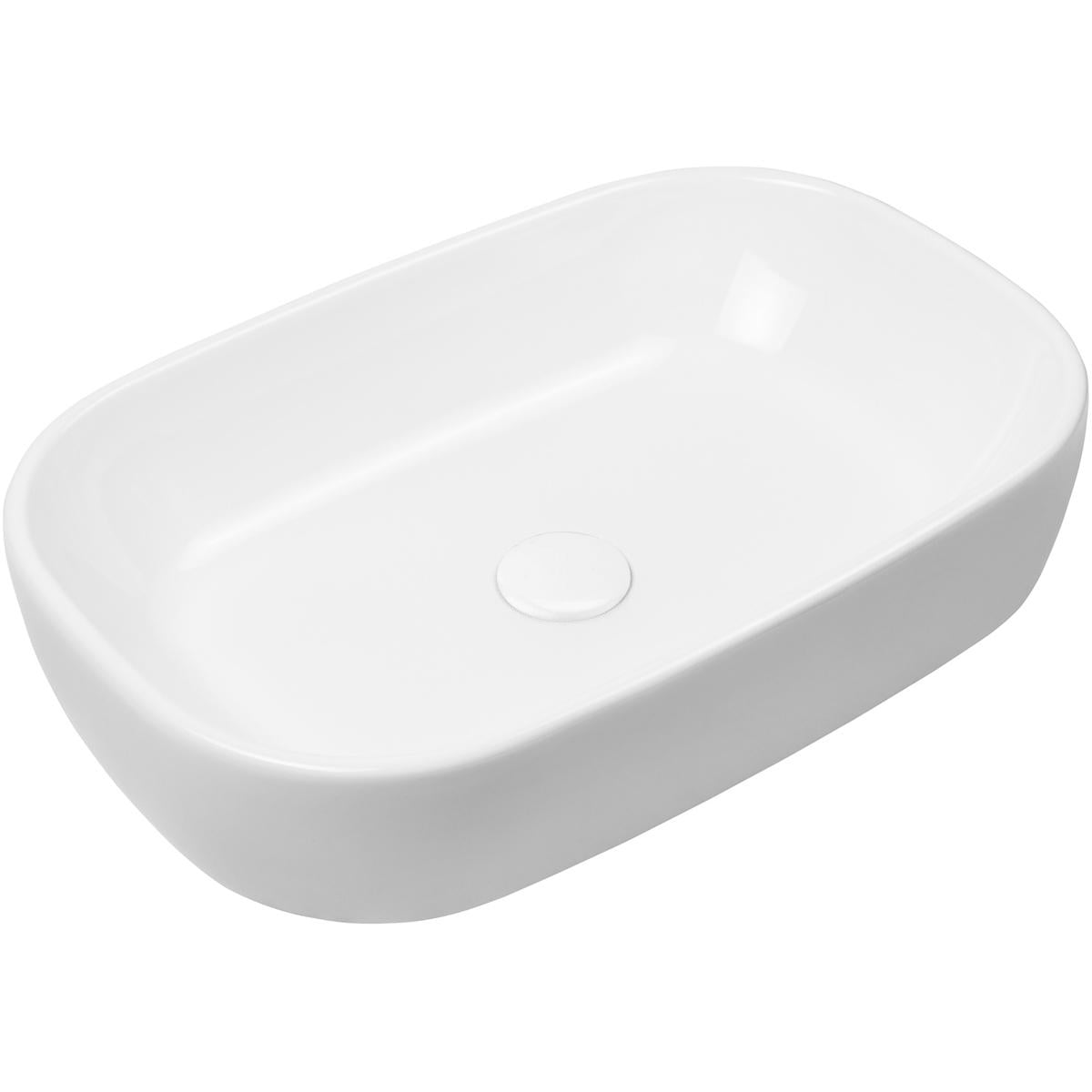 Oltens Jurong mosdótál 54x36 cm ovális mosdótálak fehér 40304000