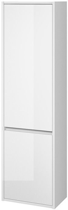 Cersanit Crea szekrény 40x25x140 cm oldalra akasztható fehér S924-022
