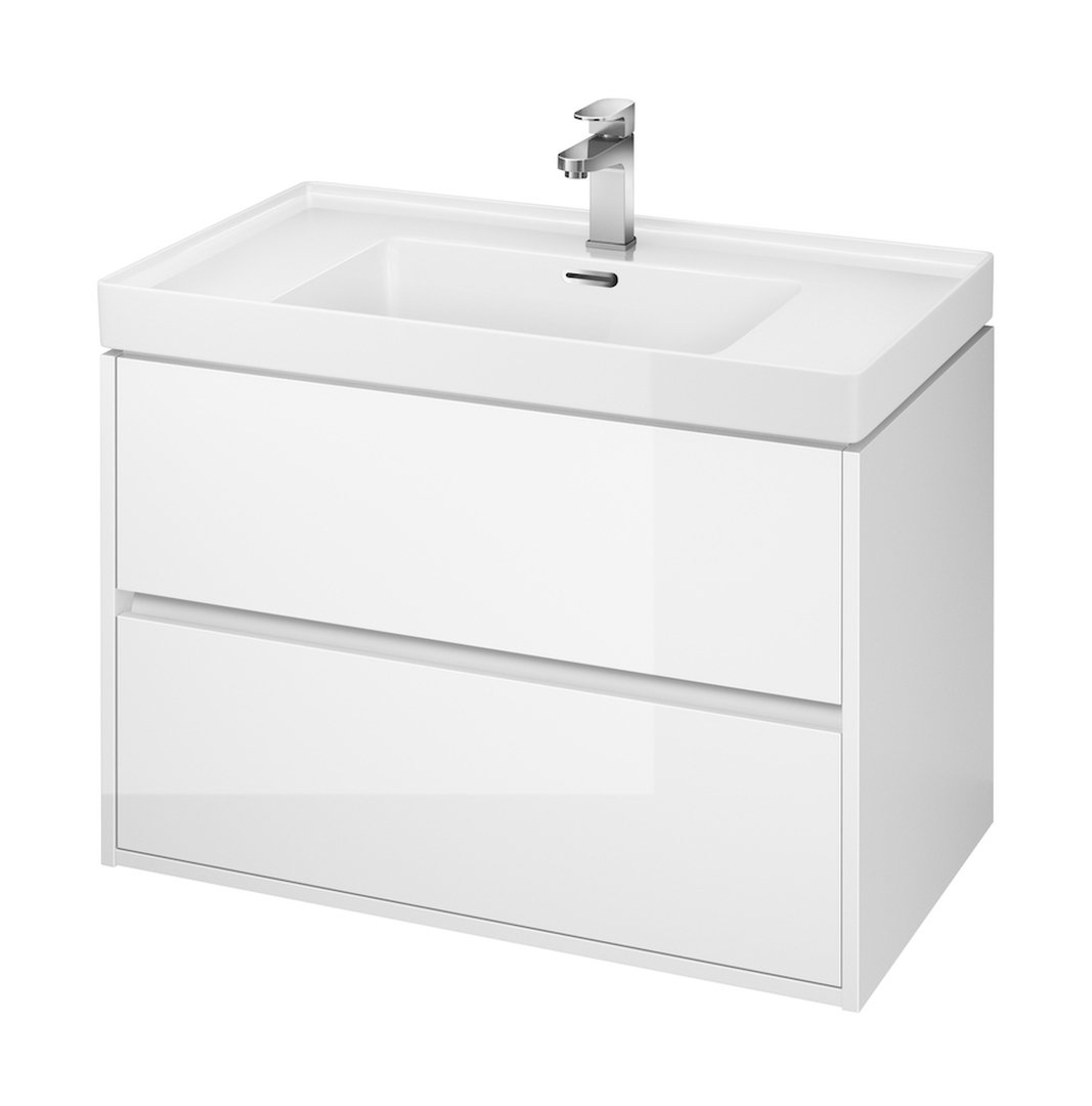 Cersanit Crea szekrény 79x45x53 cm Függesztett, mosdó alatti fehér S924-004