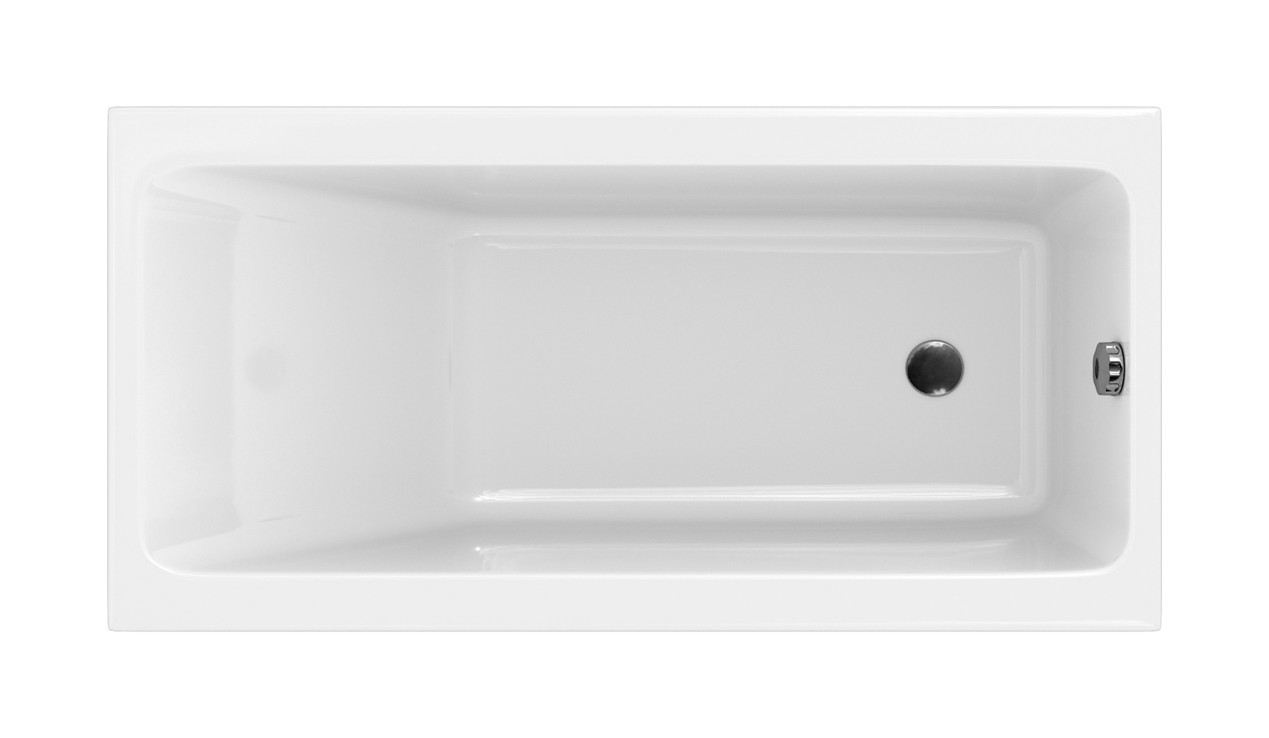 Cersanit Crea egyenes kád 150x75 cm fehér S301-233