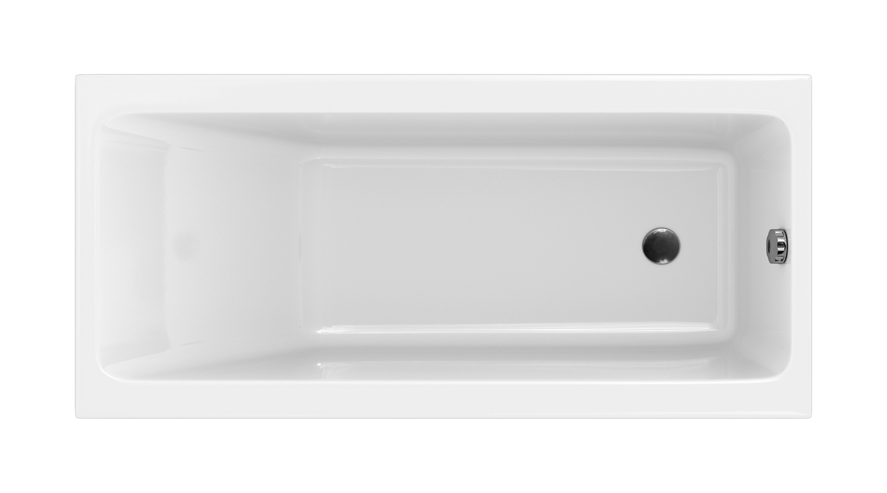 Cersanit Crea egyenes kád 170x75 cm fehér S301-226