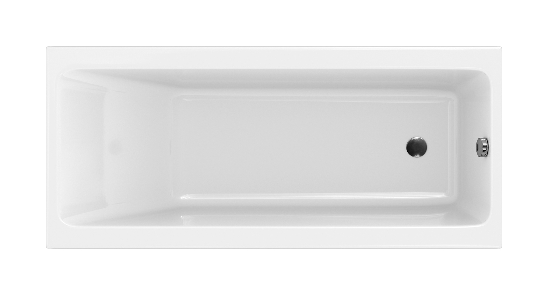 Cersanit Crea egyenes kád 180x80 cm fehér S301-227