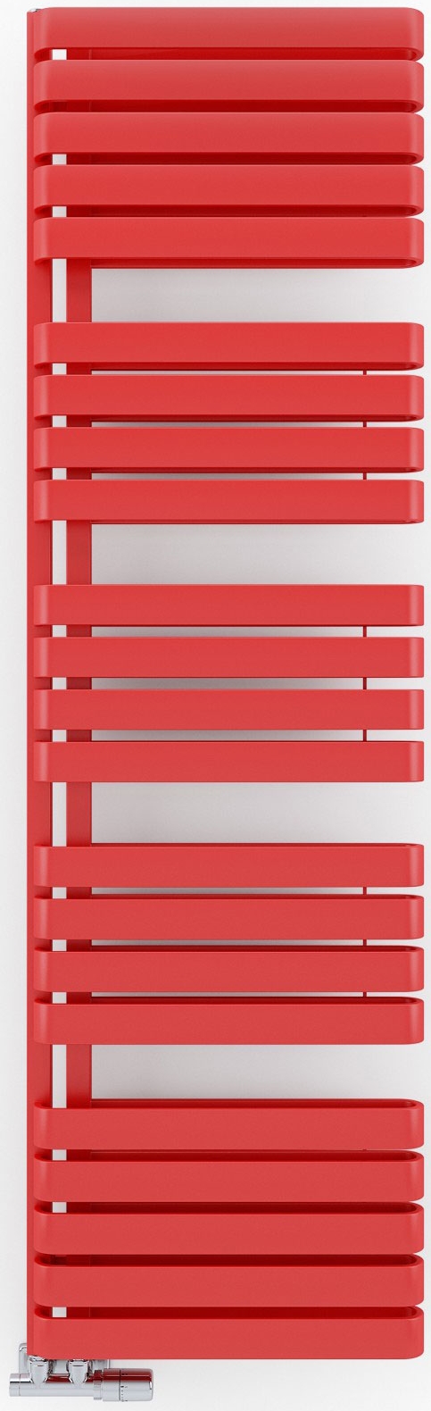 Terma Warp S fürdőszoba radiátor íves 169.5x50 cm fehér WGWAS169050K916GD