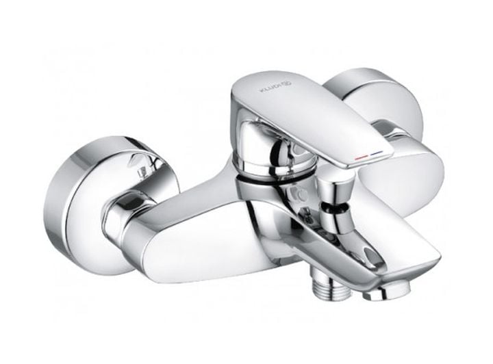 Kludi Pure&Solid kád és zuhany csaptelep fali króm 346810575