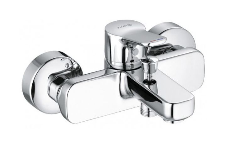 Kludi Pure&Easy kád és zuhany csaptelep fali króm 376810565