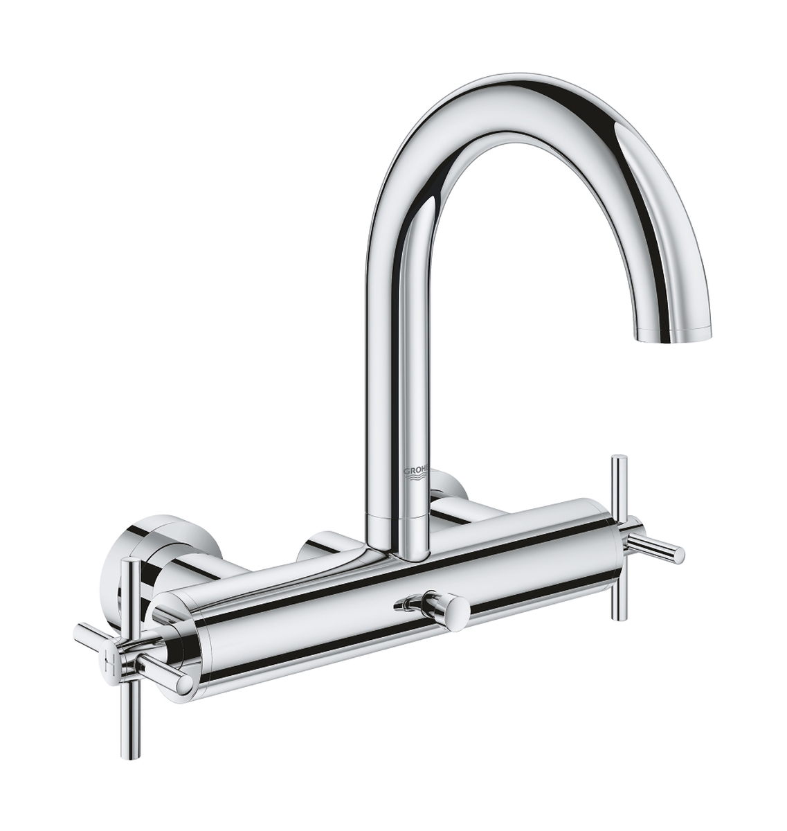 Grohe Atrio kád és zuhany csaptelep fali StarLight Chrome 25010003