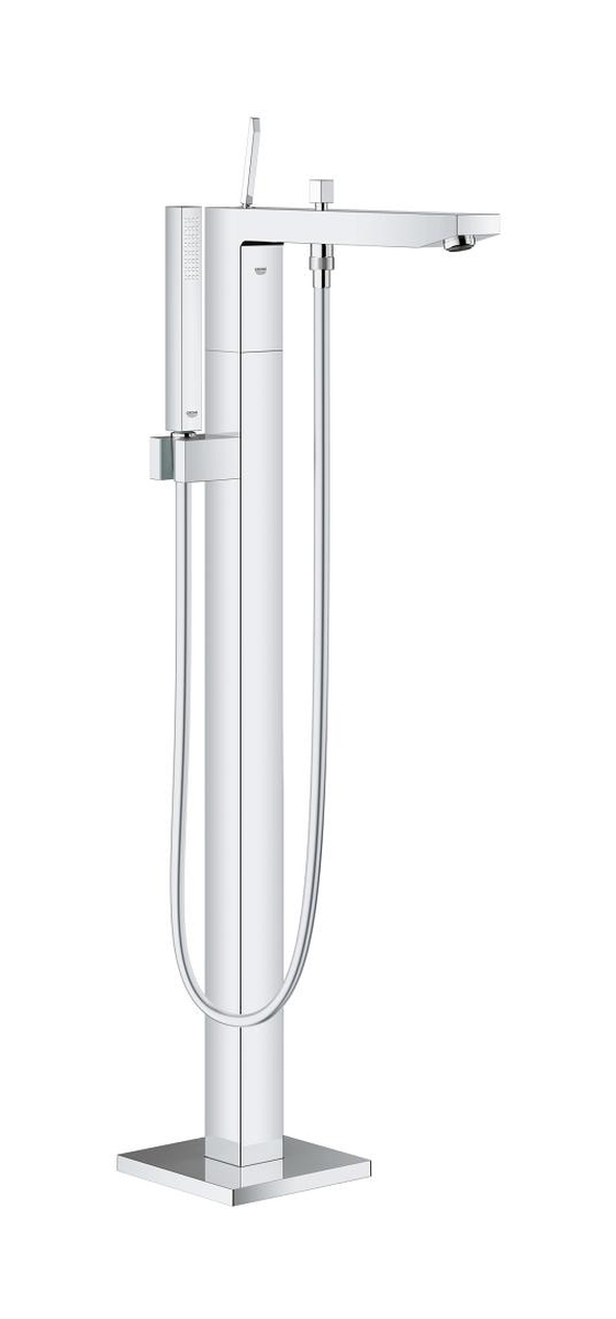 Grohe Eurocube kád és zuhany csaptelep térben álló StarLight Chrome 23667001