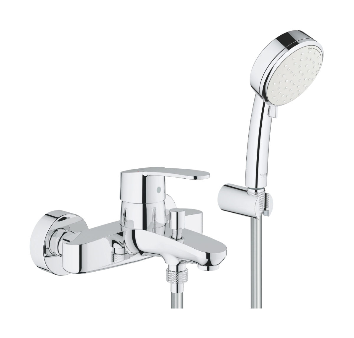 Grohe Eurostyle Cosmopolitan kád és zuhany csaptelep fali StarLight Chrome 3359220A