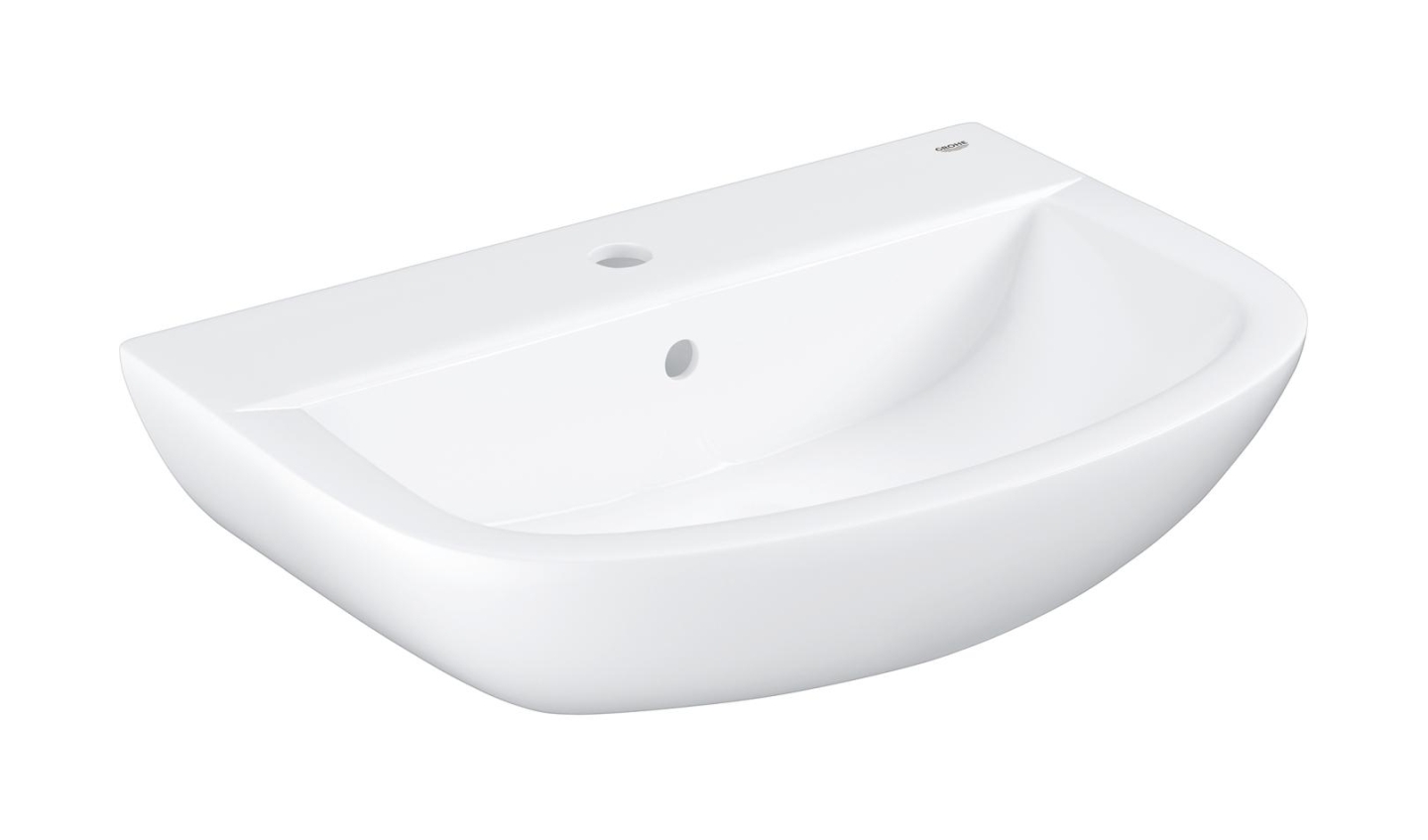 Grohe Bau Ceramic mosdótál 60.9x44.2 cm félkör alakú klasszikus fehér 39421000