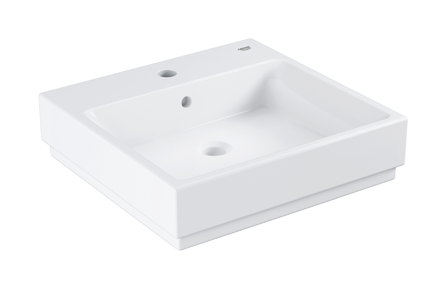 Grohe Cube Ceramic mosdótál 50x49 cm négyszögletes klasszikus fehér 3947400H