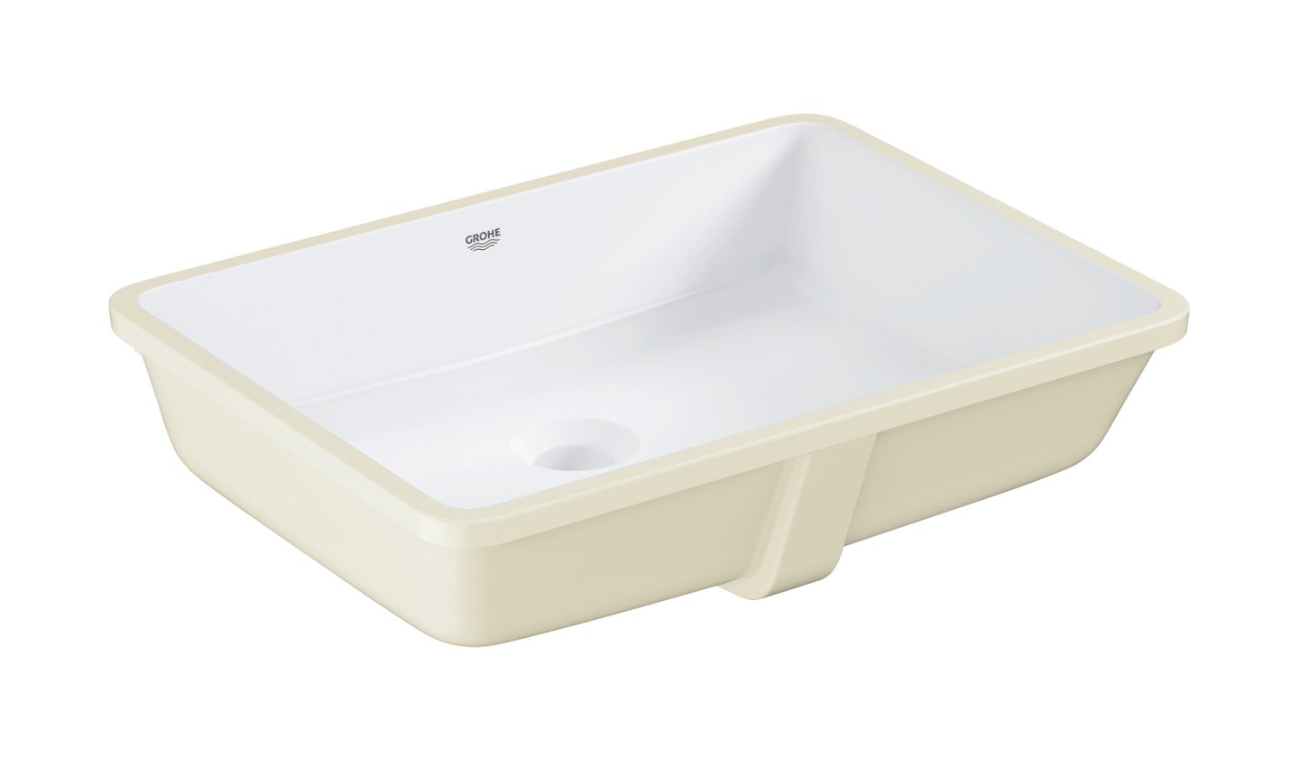 Grohe Cube Ceramic mosdótál 49.2x37 cm négyszögletes alulról beépíthető fehér 3948000H