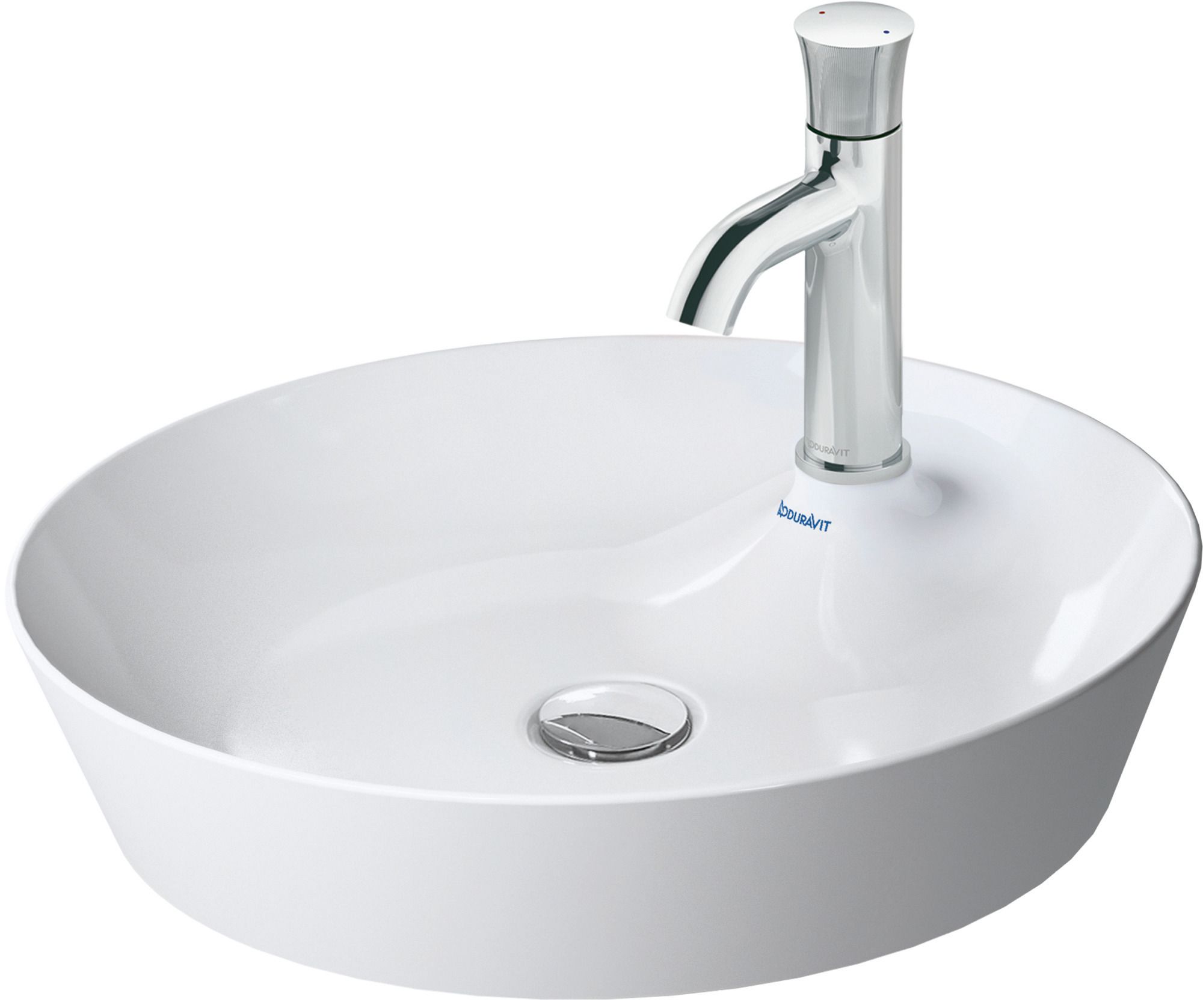 Duravit Cape Cod mosdótál 48x48 cm kerek mosdótálak fehér 23284800001