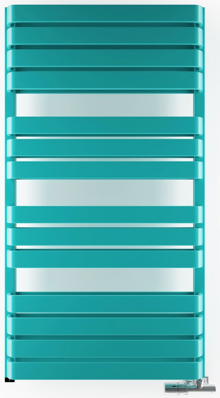 Terma Warp T Bold fürdőszoba radiátor íves 65.5x60 cm fehér WZWBN065060K916S8U