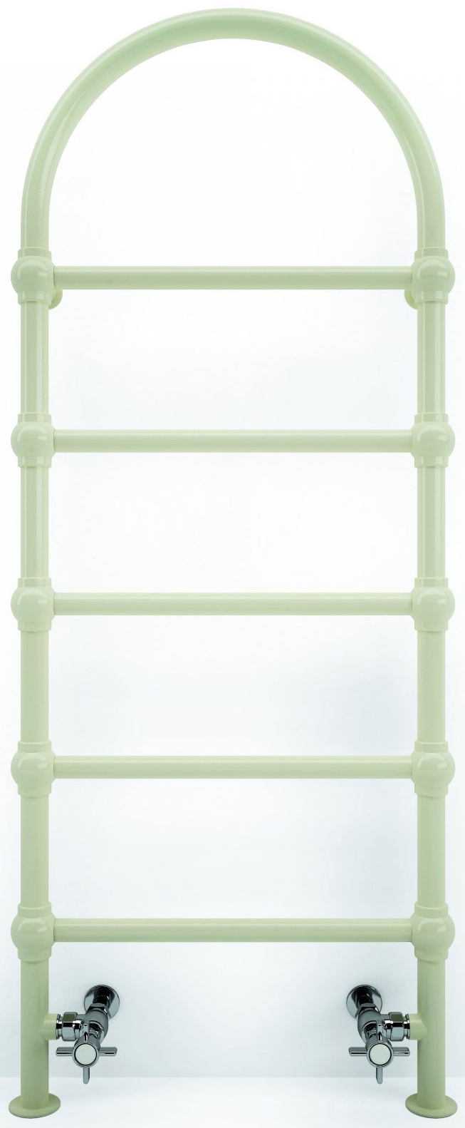 Terma Retro S fürdőszoba radiátor dekoratív 124.5x50.4 cm fehér WGR1S124050K916AX