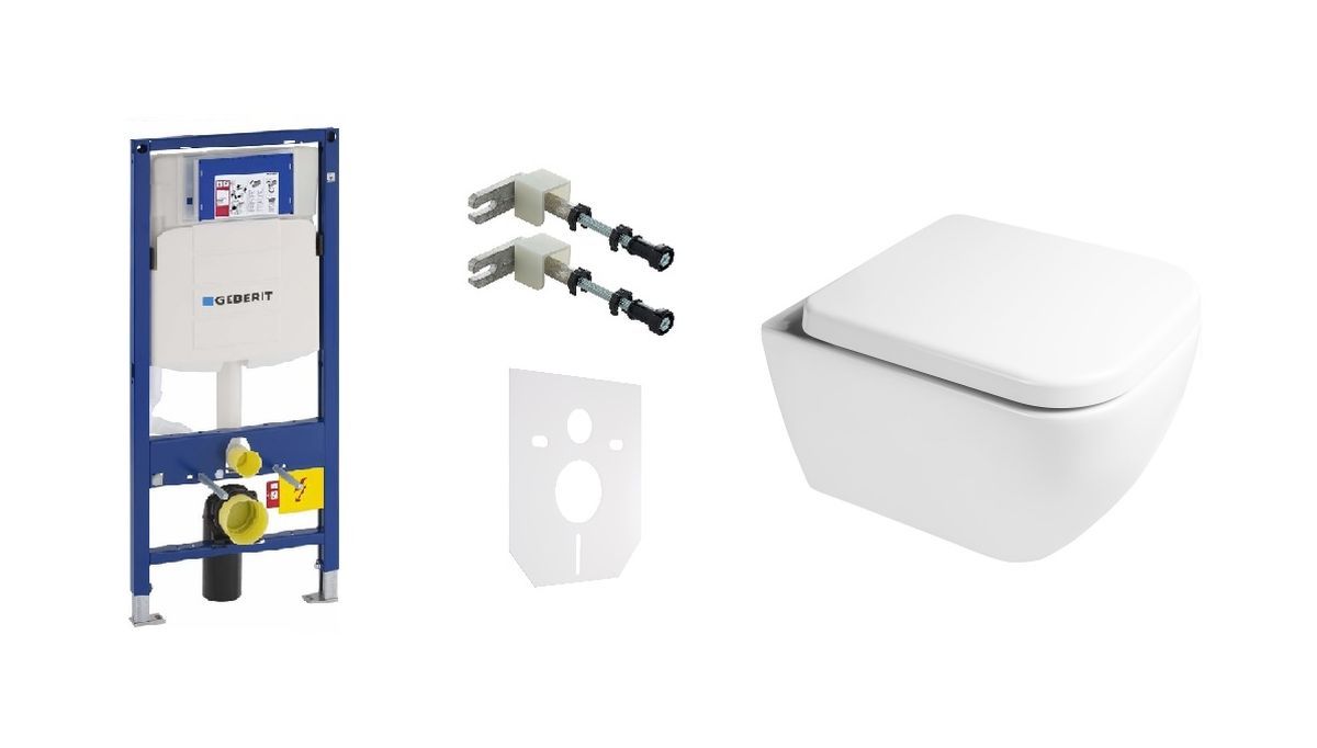 Set beépíthető keret Geberit Duofix 111.320.00.5, WC csésze Oltens Vernal 42502000, 45103000, 111.815.00.1, 49301000