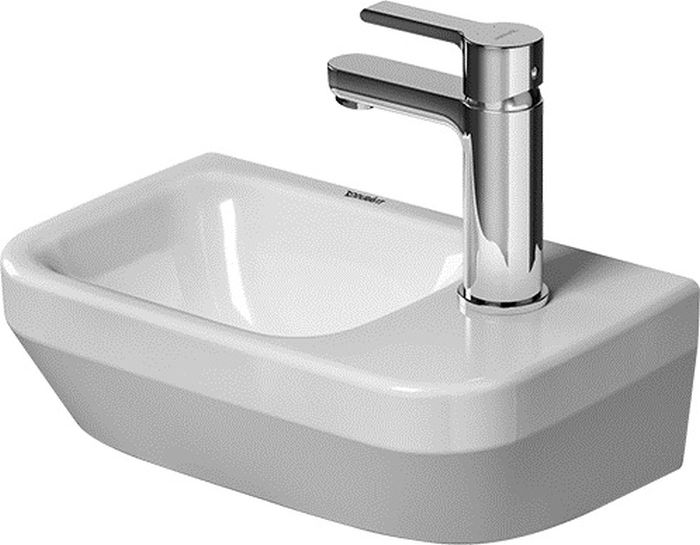 Duravit DuraStyle mosdótál 36x22 cm félkör alakú klasszikus fehér 0713360000