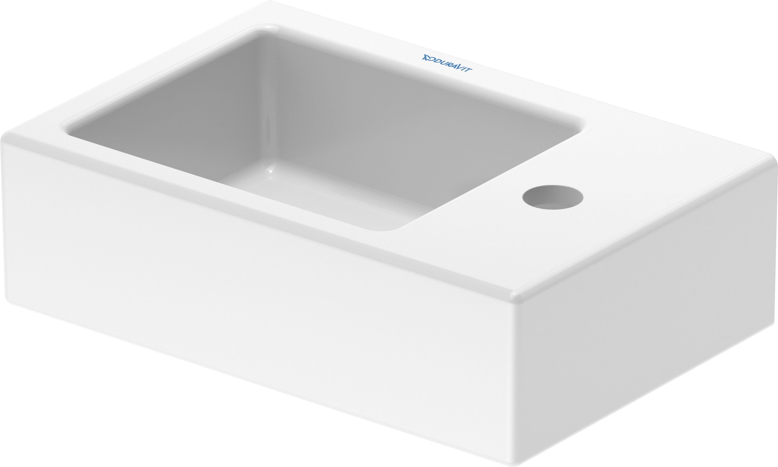 Duravit Vero Air mosdótál 38x25 cm négyszögletes klasszikus-beépíthető fehér 0724380000