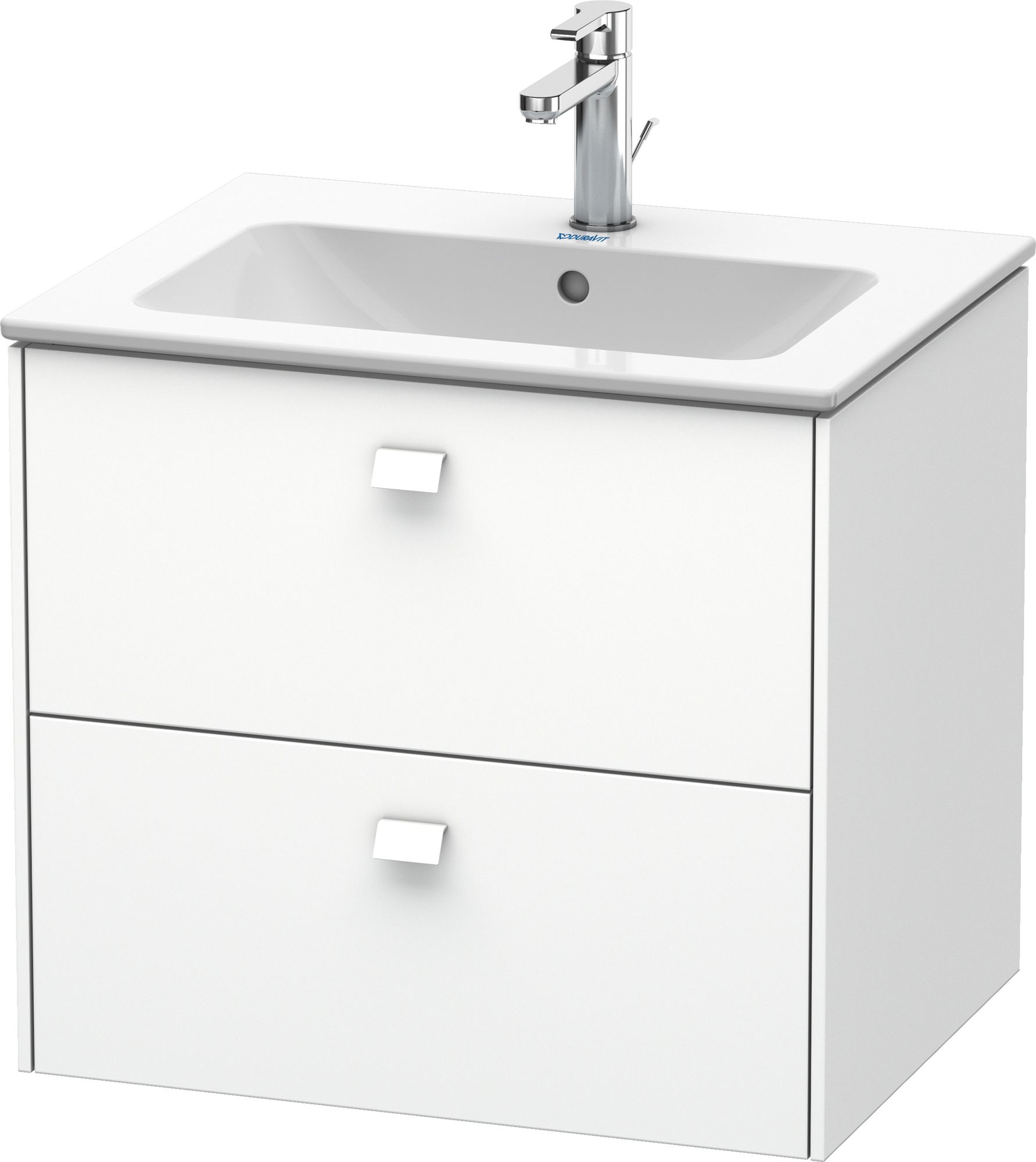 Duravit Brioso szekrény 62x47.9x55.3 cm Függesztett, mosdó alatti fehér BR410101818