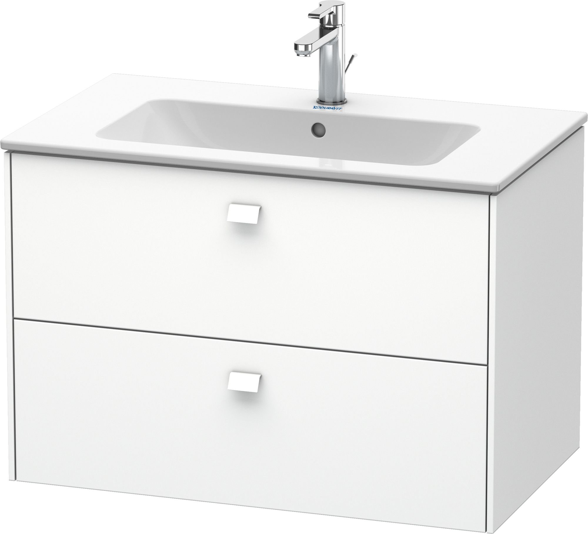 Duravit Brioso szekrény 82x47.9x55.3 cm Függesztett, mosdó alatti fehér BR410201818