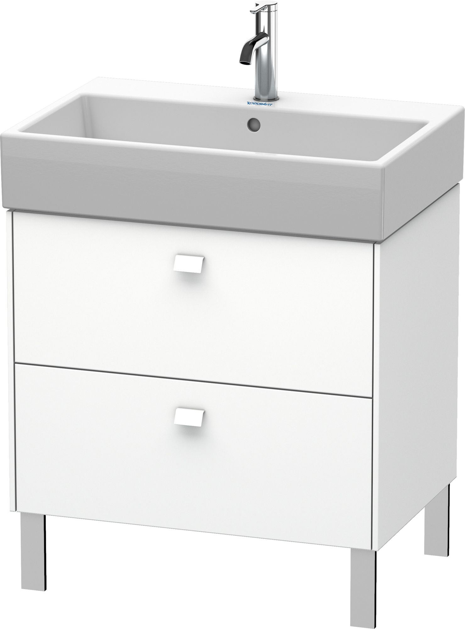 Duravit Brioso szekrény 68.4x45.9x57 cm álló, mosdó alatti fehér BR443401818