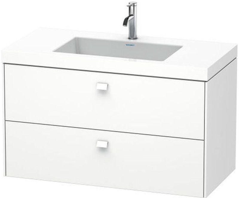 Duravit Brioso mosdó szekrénnyel 100 cm fehér BR4607O1818