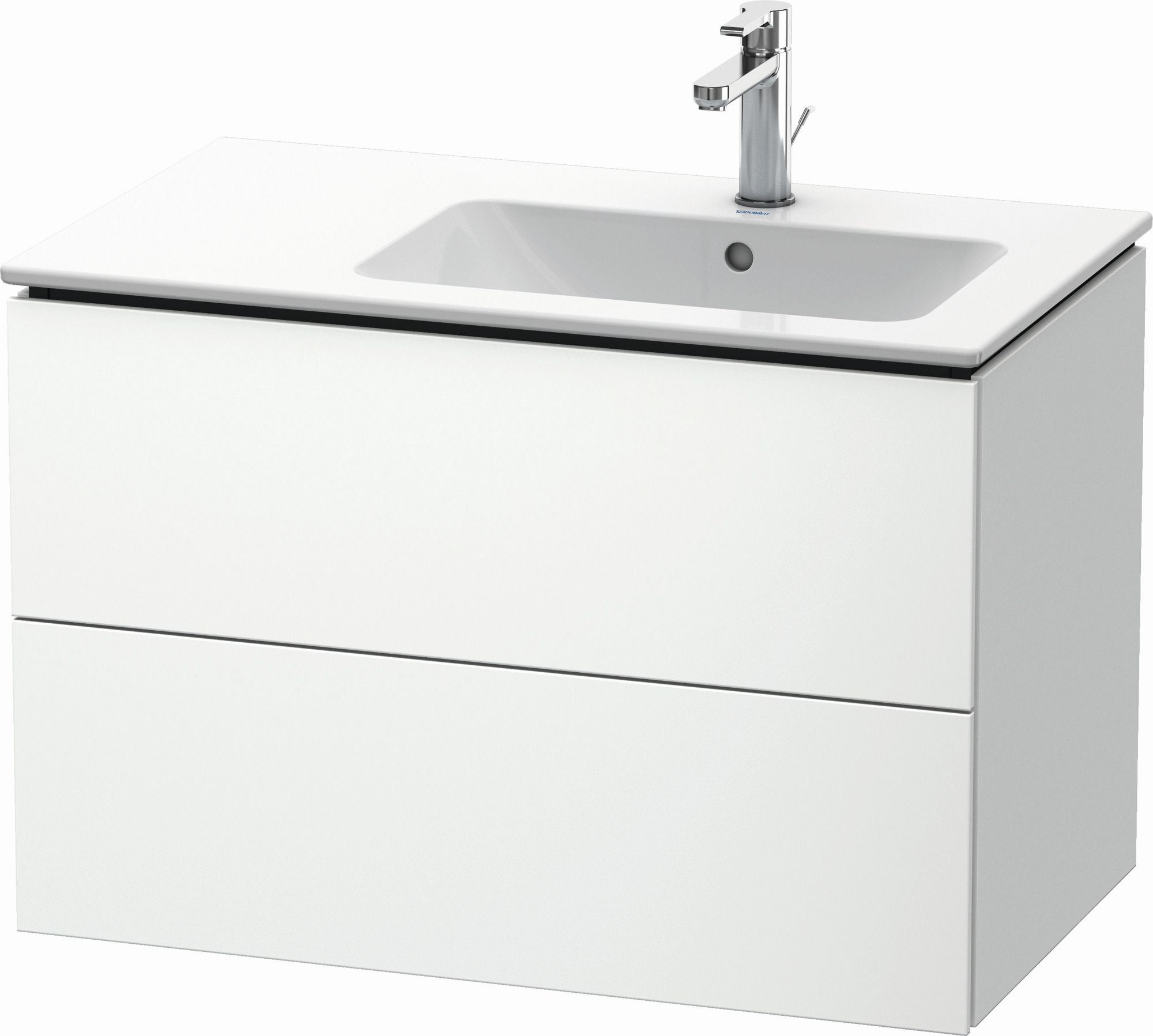 Duravit L-Cube szekrény 82x48.1x55 cm mosdókagyló alá akasztható fehér LC629201818