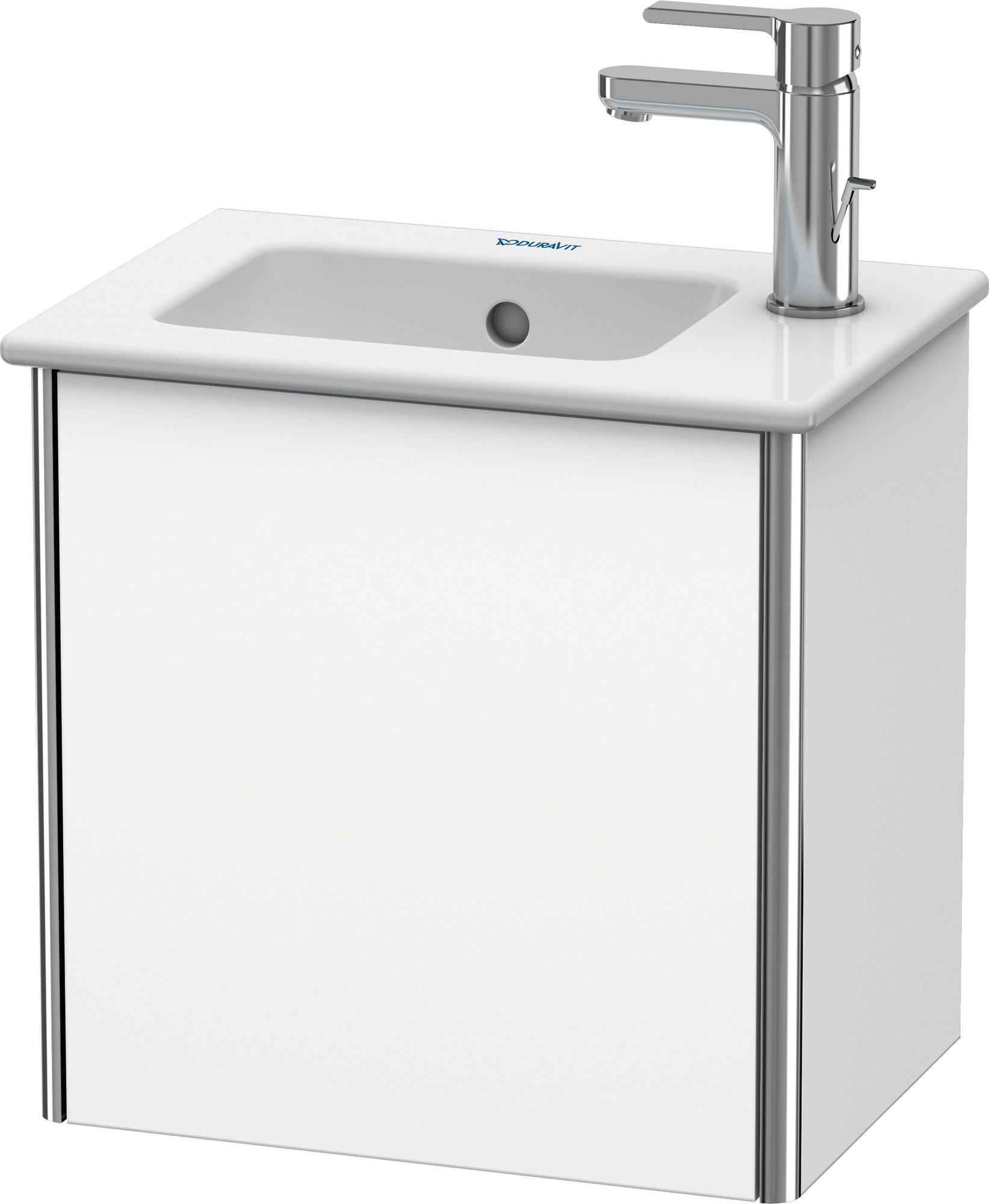 Duravit XSquare szekrény 41x28.9x40 cm Függesztett, mosdó alatti fehér XS4170L1818