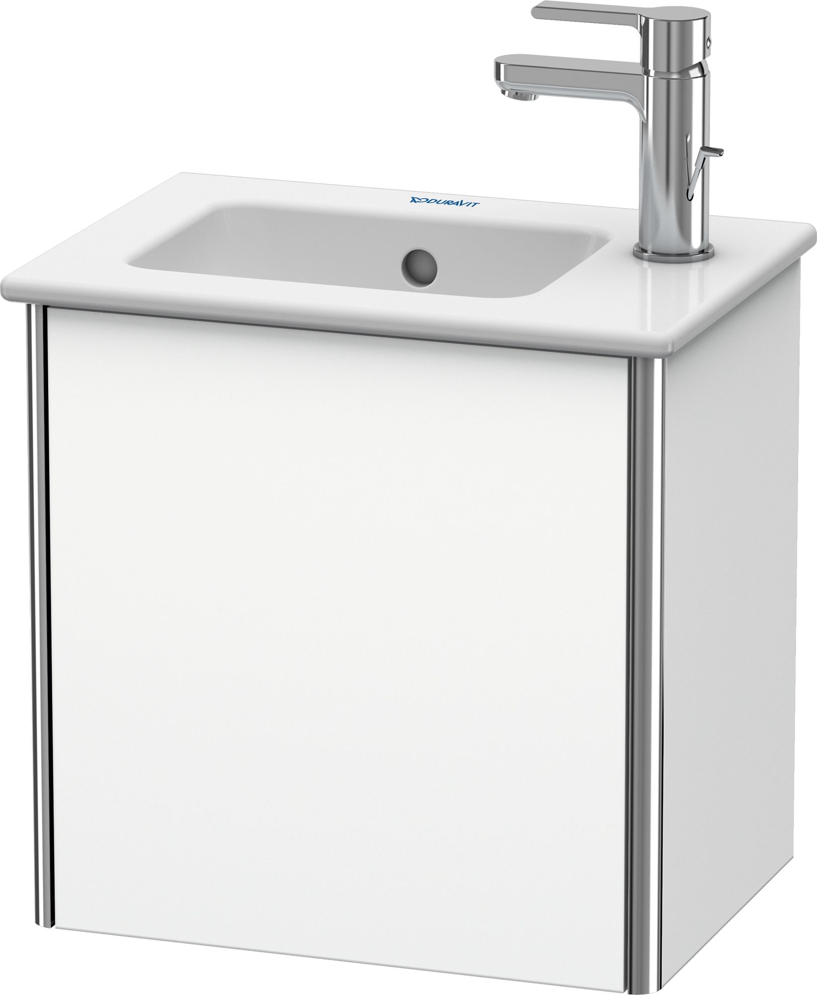 Duravit XSquare szekrény 41x28.9x40 cm Függesztett, mosdó alatti fehér XS4170R1818