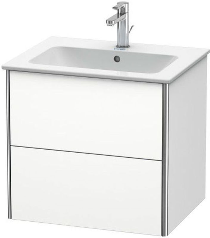 Duravit XSquare szekrény 61x47.8x56 cm Függesztett, mosdó alatti fehér XS417101818