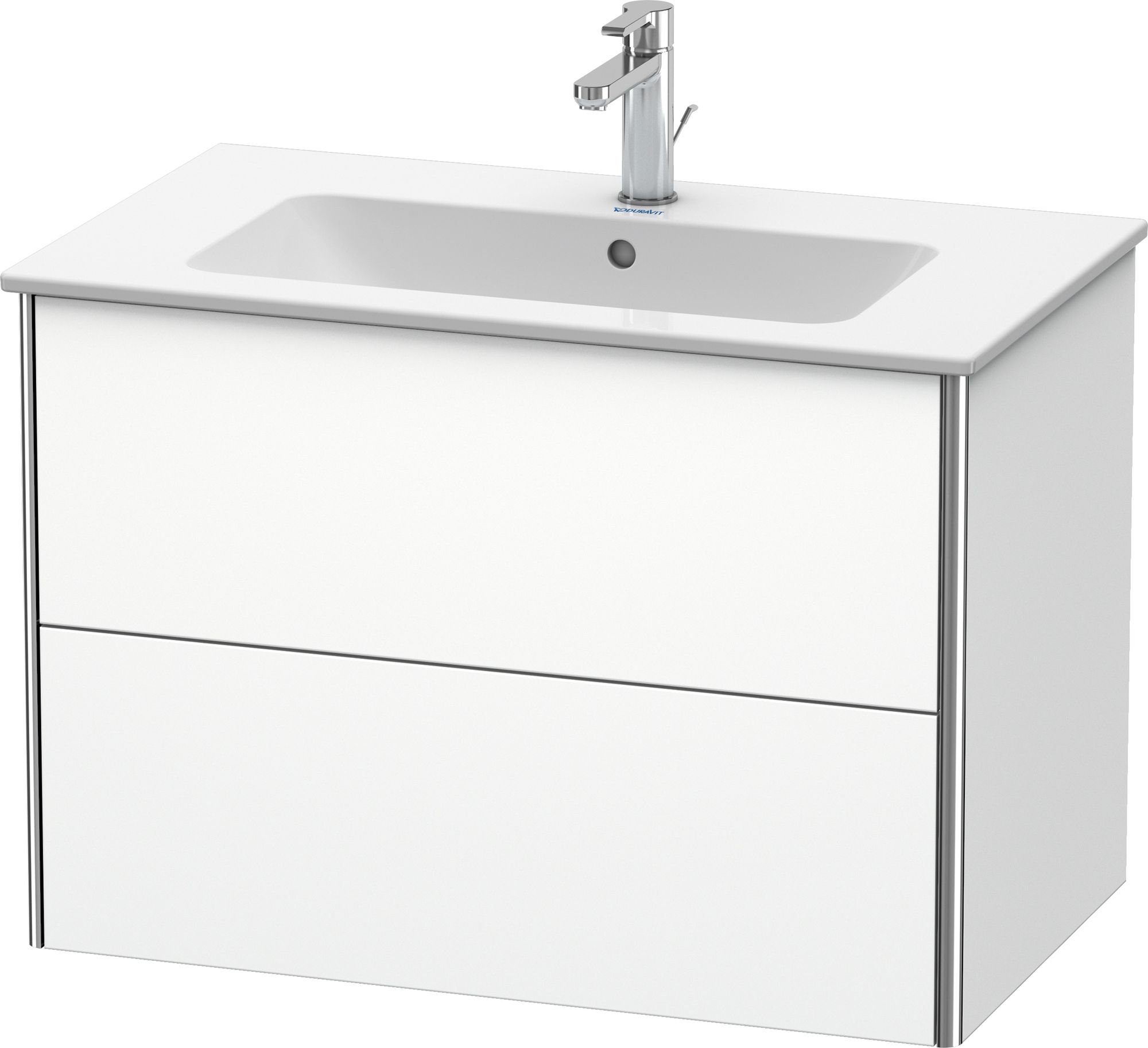 Duravit XSquare szekrény 81x47.8x56 cm Függesztett, mosdó alatti fehér XS417201818