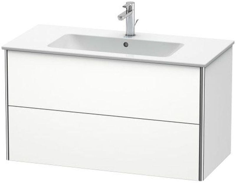 Duravit XSquare szekrény 101x47.8x56 cm Függesztett, mosdó alatti fehér XS417301818