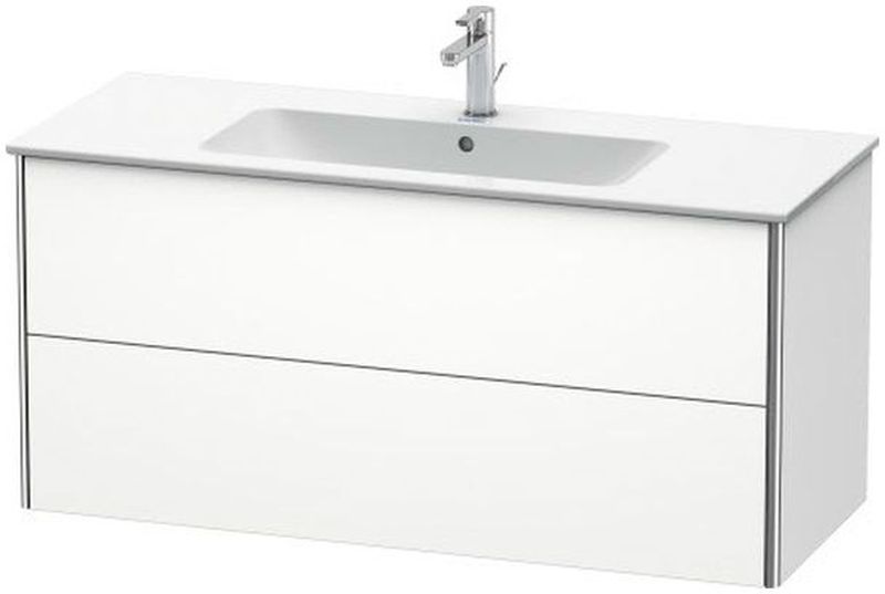 Duravit XSquare szekrény 121x47.8x56 cm Függesztett, mosdó alatti fehér XS417401818