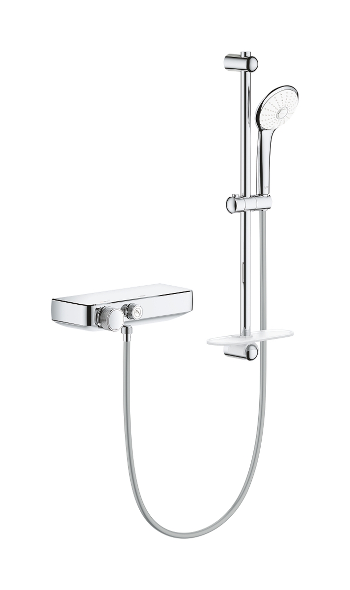 Grohe Grohtherm SmartControl zuhany készlet fal termosztáttal StarLight Chrome 34720000