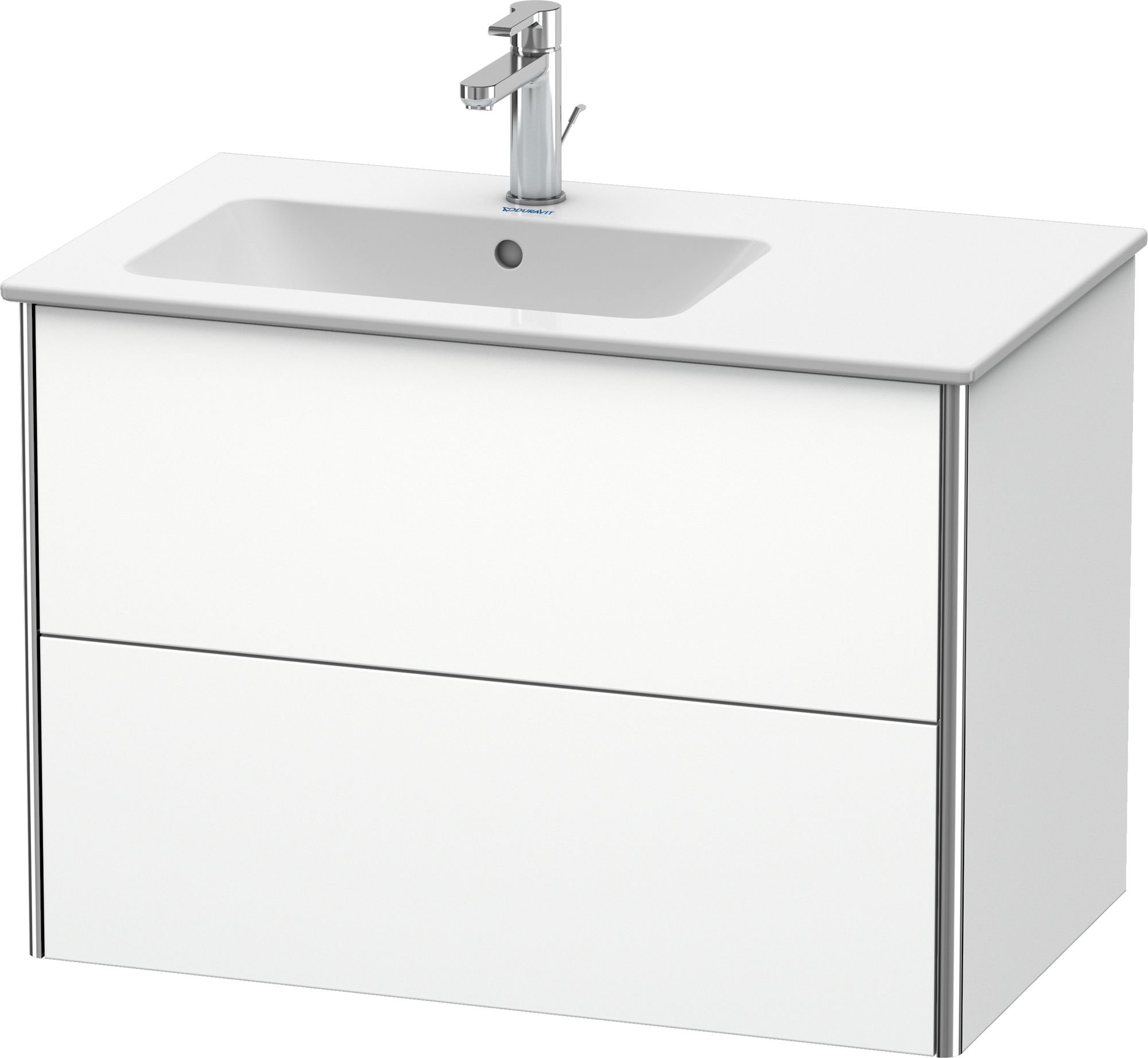 Duravit XSquare szekrény 81x47.8x56 cm mosdókagyló alá akasztható fehér XS417601818