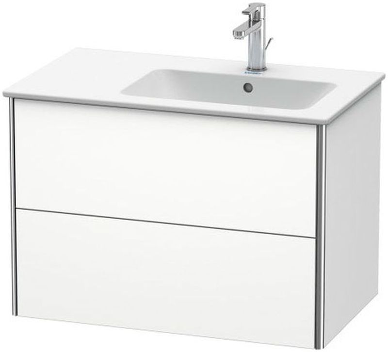 Duravit XSquare szekrény 81x47.8x56 cm Függesztett, mosdó alatti fehér XS417701818