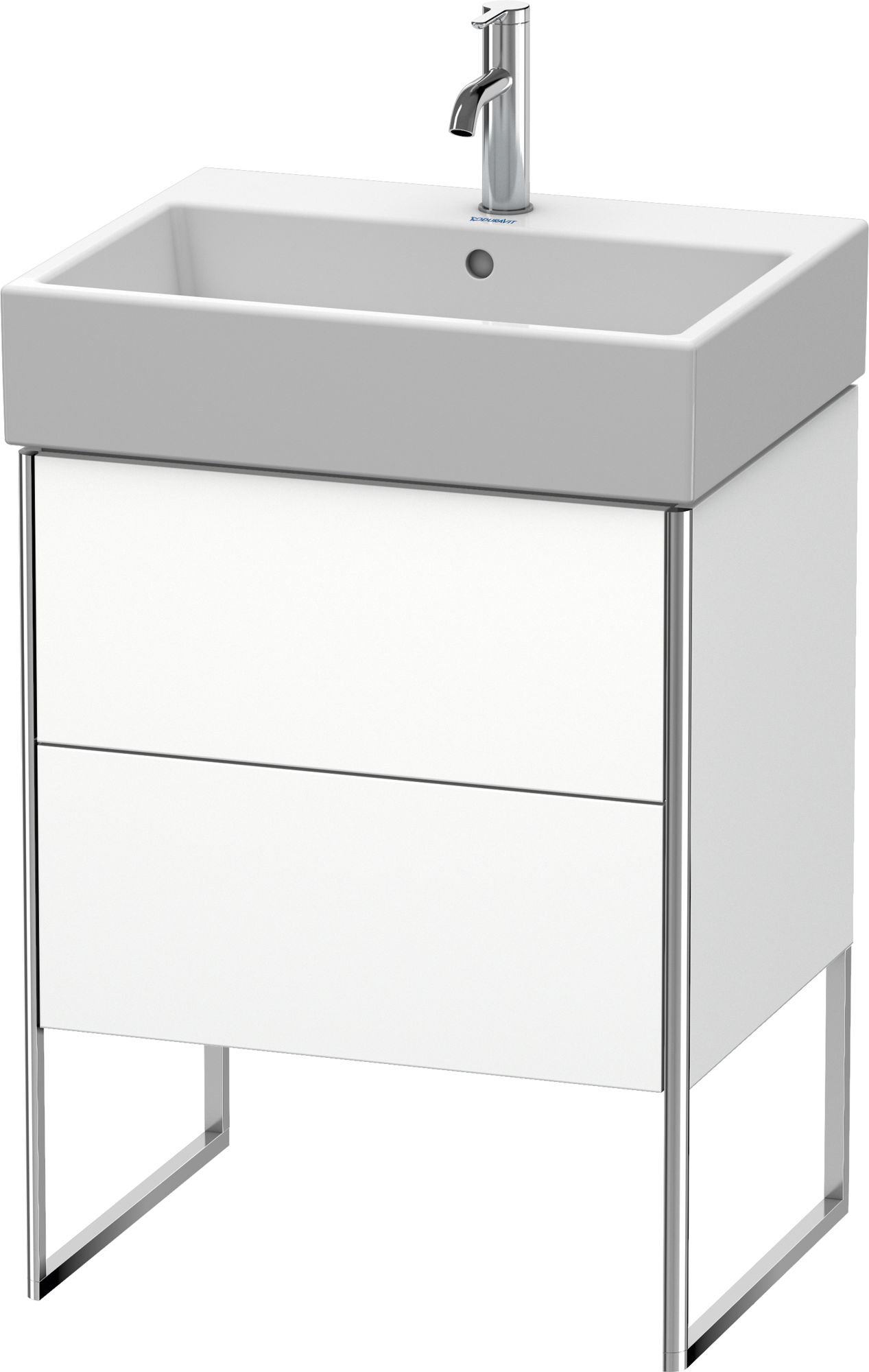 Duravit XSquare szekrény 58.4x46x73.1 cm álló, mosdó alatti fehér XS447301818