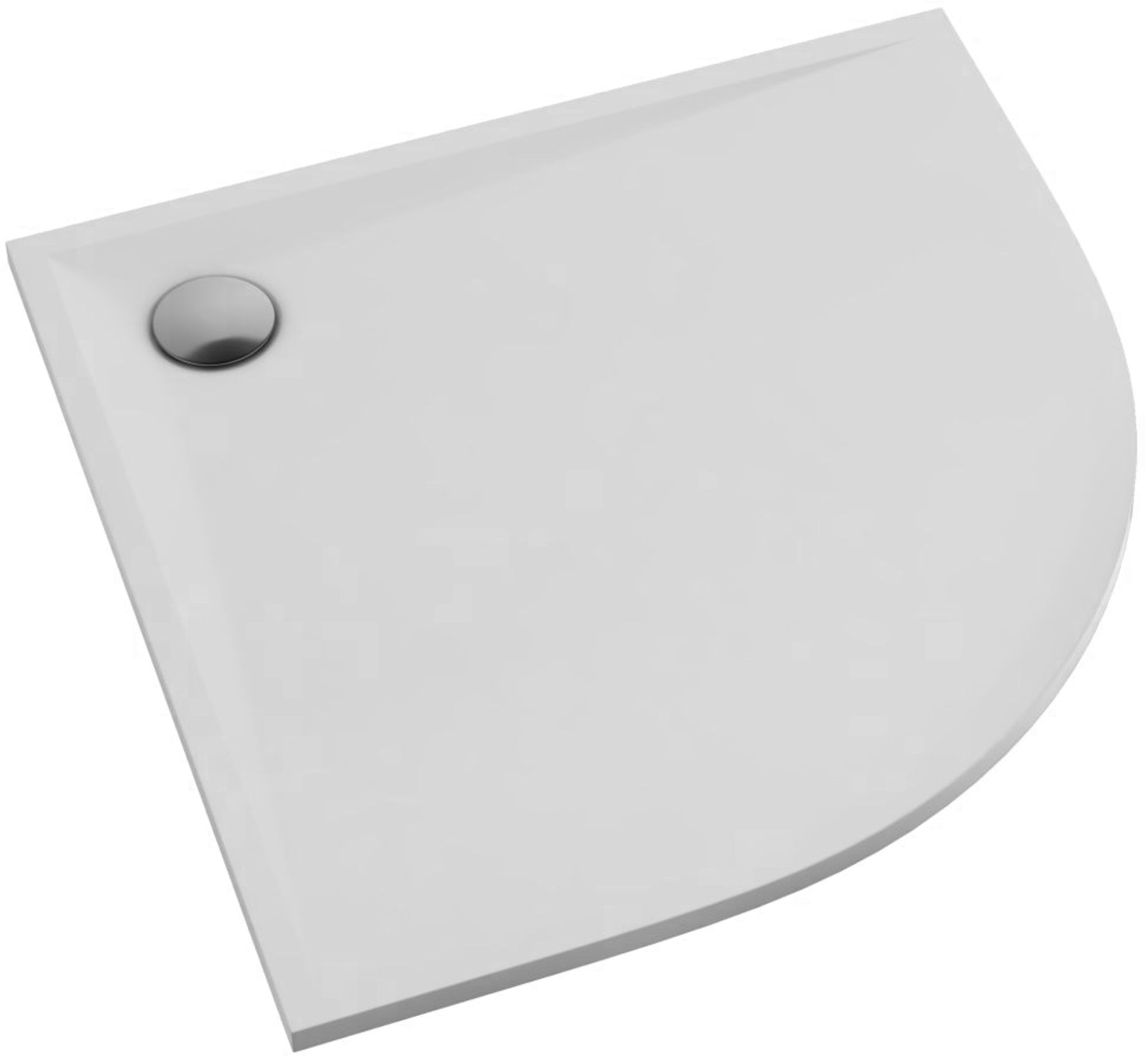 Schedpol Etrusco félkör alakú zuhanytálca 90x90 cm fehér 3.464