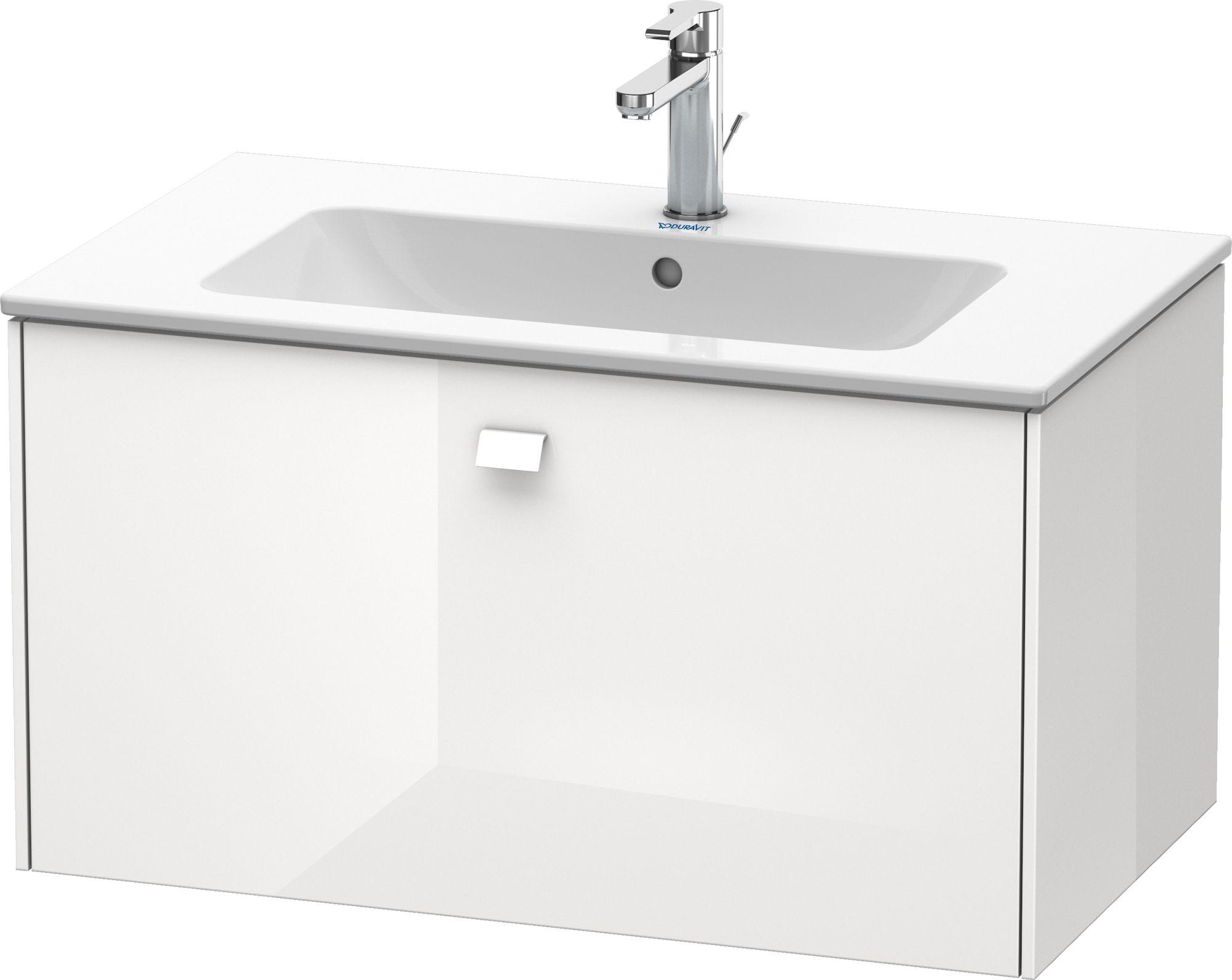 Duravit Brioso szekrény 82x47.9x44.2 cm Függesztett, mosdó alatti fehér BR400202222