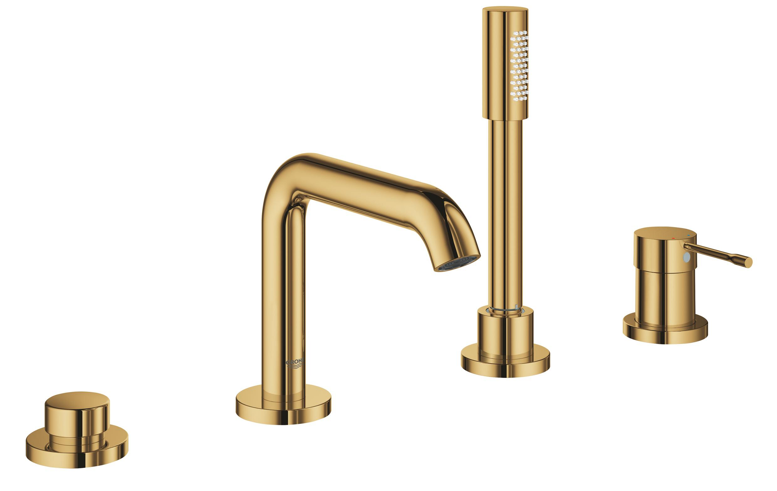 Grohe Essence kád és zuhany csaptelep fürdőkád fölé arany 19578GL1