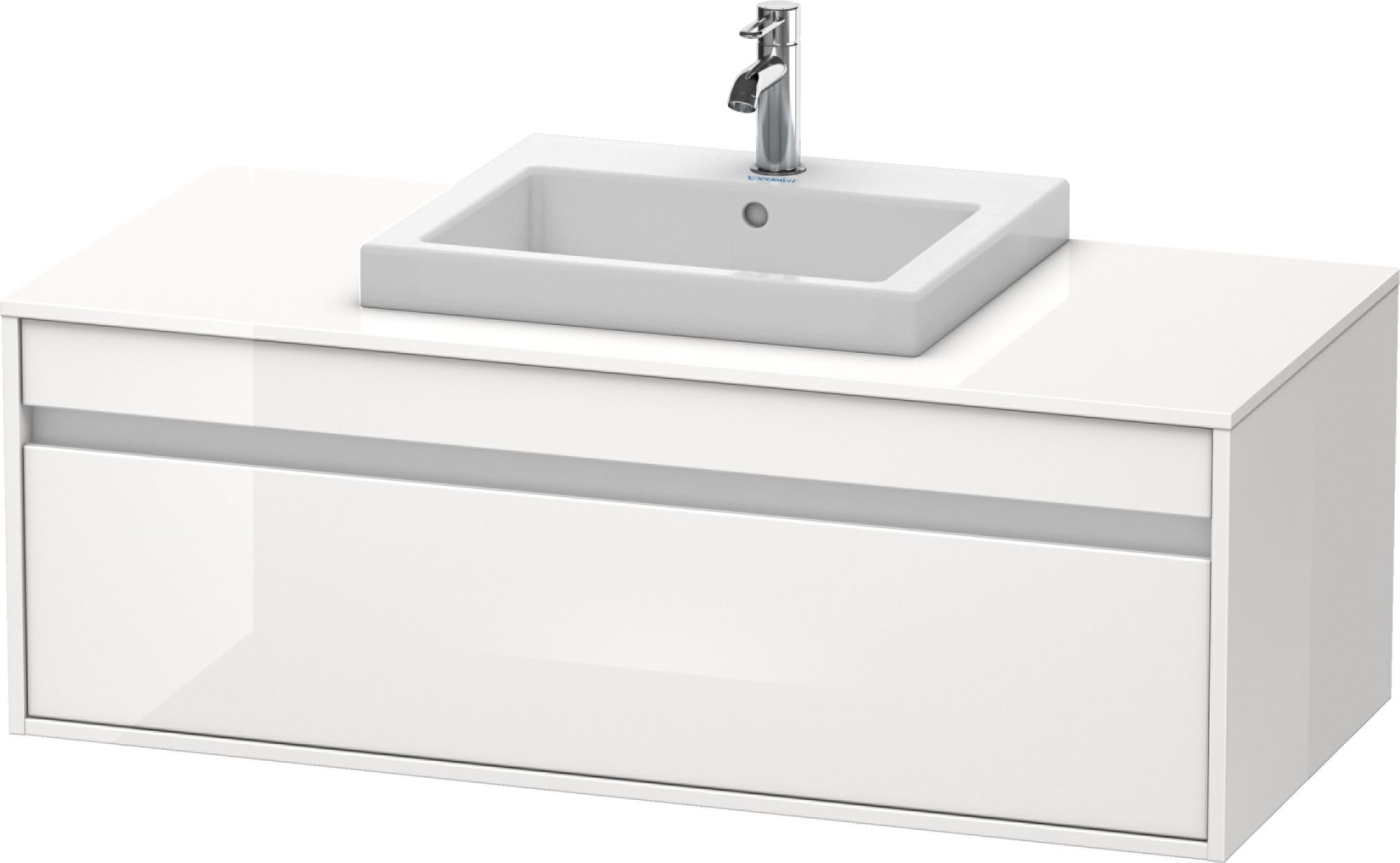 Duravit Ketho szekrény 120x55x42.6 cm Függesztett, mosdó alatti fehér KT679602222