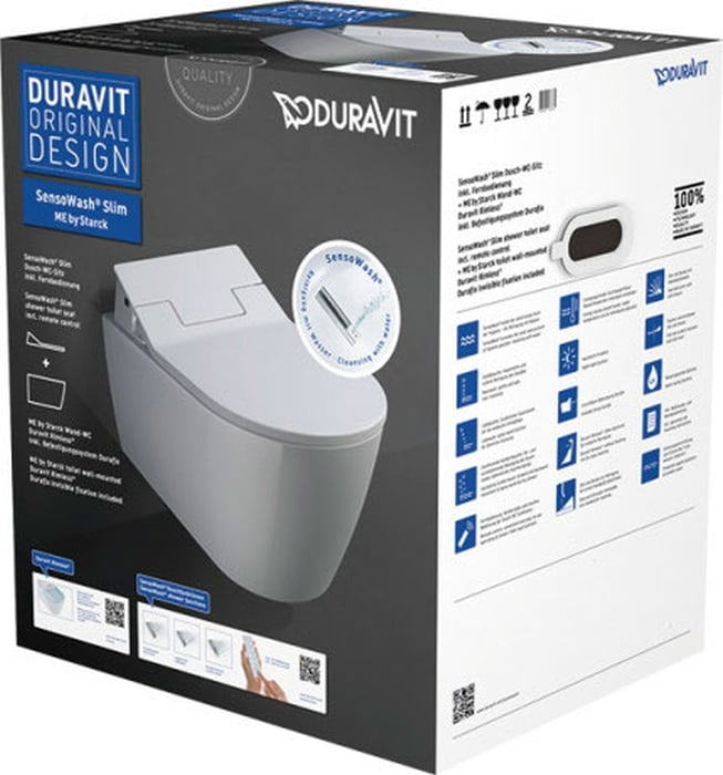 Duravit SensoWash bidéfunkciós wc függő perem nélkül fehér 631000002004300