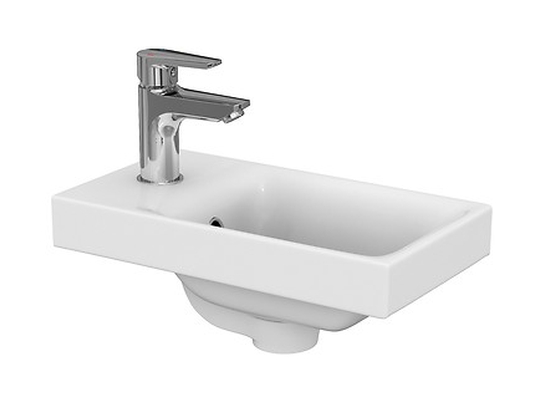 Cersanit Moduo mosdótál 40x22 cm négyszögletes beépíthető fehér fényes K116-016